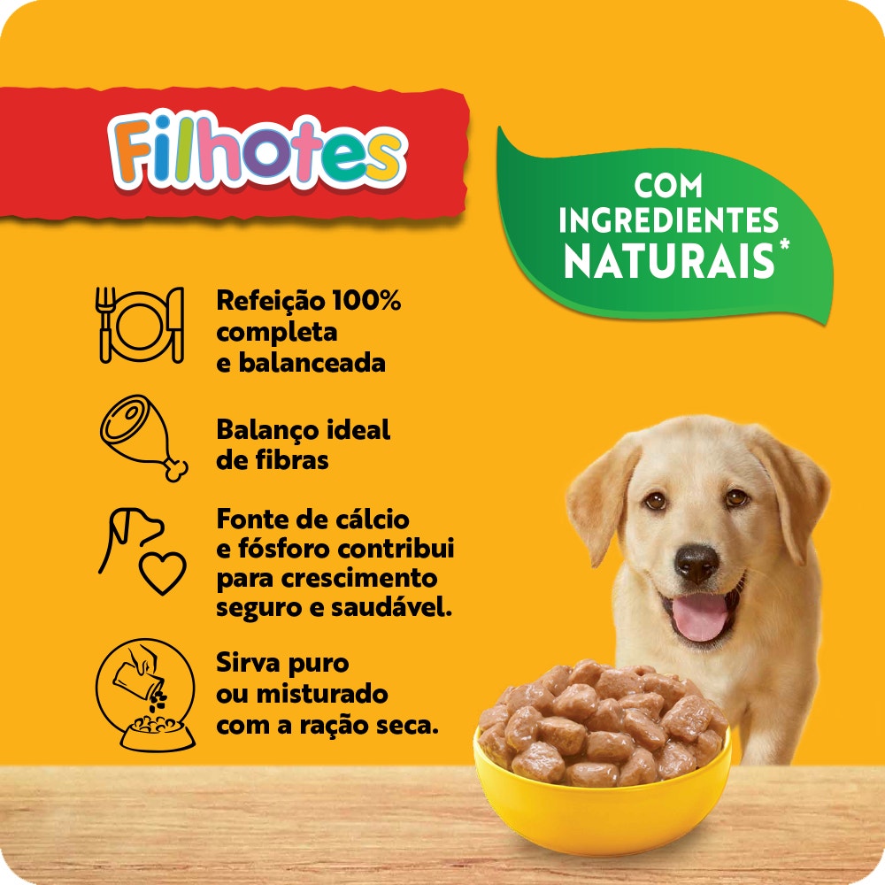 PEDIGREE® Sachê filhote sabor frango ao molho
