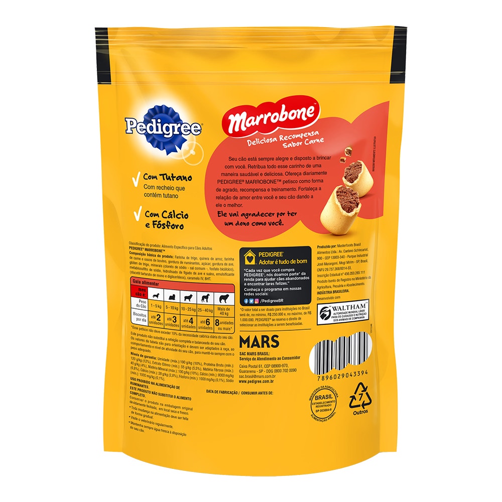 PEDIGREE® Marrobone adulto sabor carne