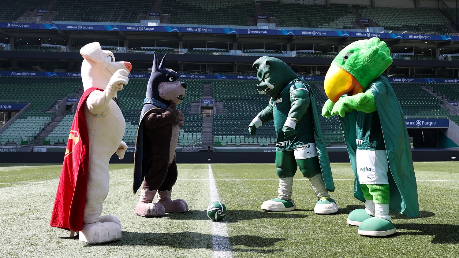 DC Liga dos Superpets e PEDIGREE® invadem jogo do Palmeiras