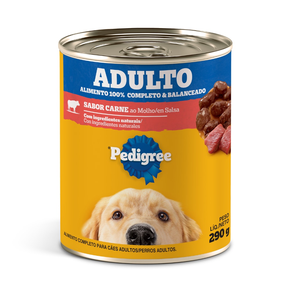 PEDIGREE® Lata adulto sabor carne ao molho
