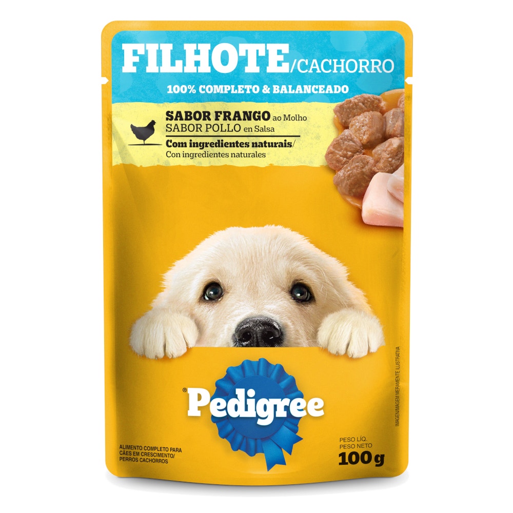 PEDIGREE® Sachê filhote sabor frango ao molho