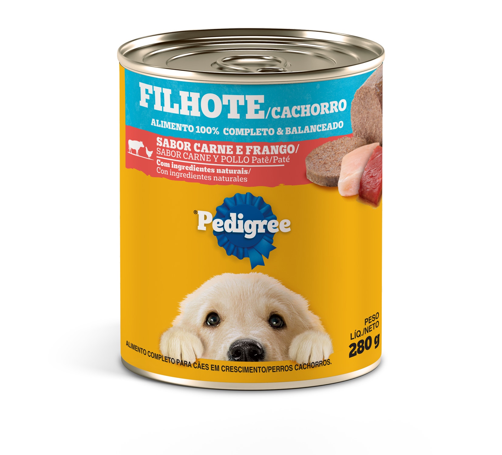 PEDIGREE® Filhote Lata Carne e Frango Patê