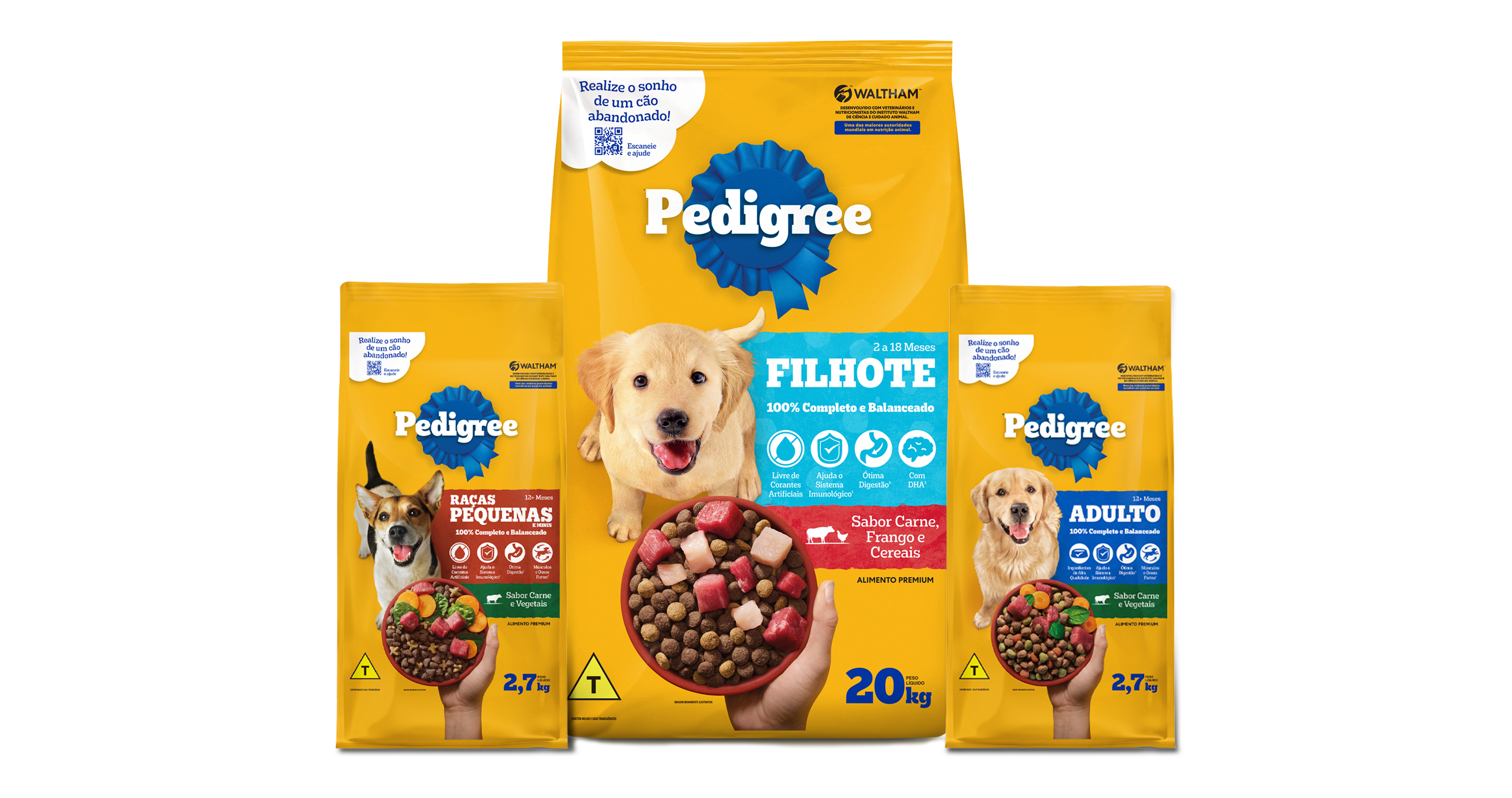 PEDIGREE® Linha de ração seca