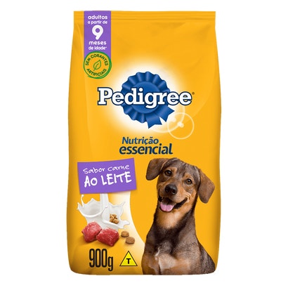 PEDIGREE® Nutrição Essencial Ração Seca Adulto Sabor Carne Ao Leite