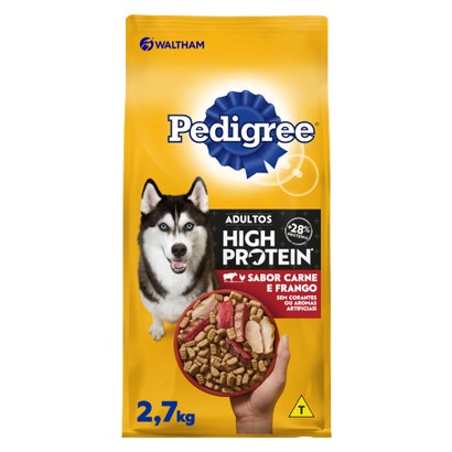 PEDIGREE® High Protein Ração Seca Adulto Sabor Carne E Frangoe
