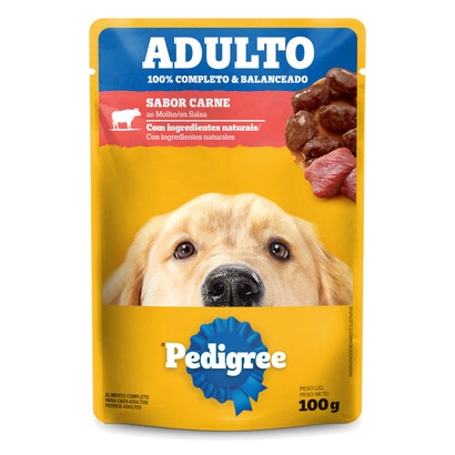 PEDIGREE® Sachê Adulto Sabor Carne Ao Molho